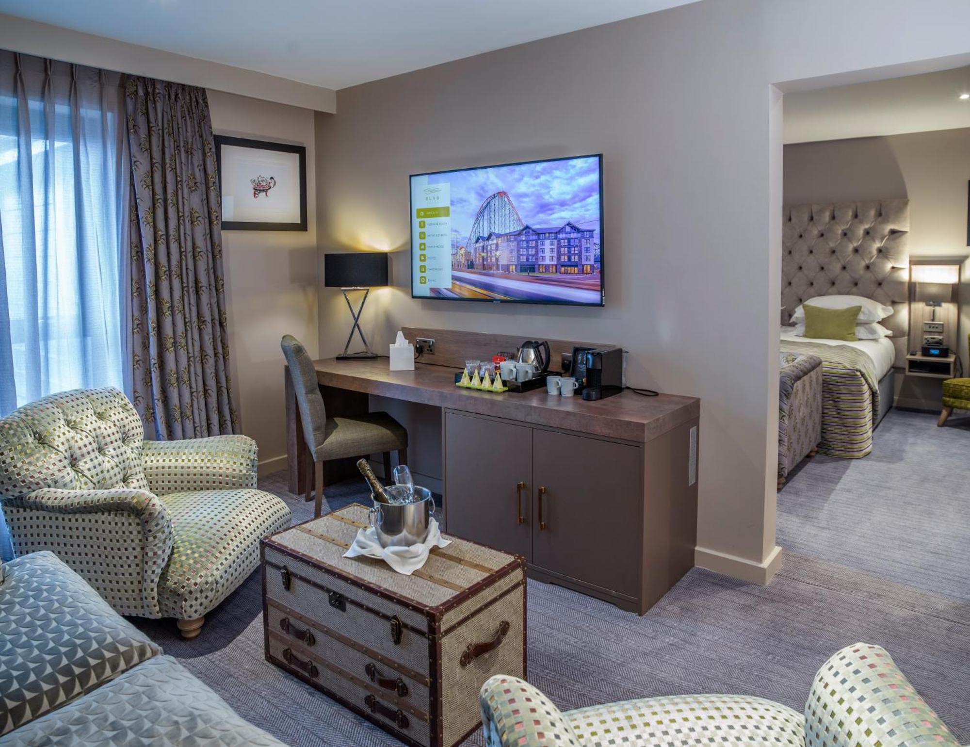 Boulevard Hotel Blackpool Exteriér fotografie A suite at the hotel