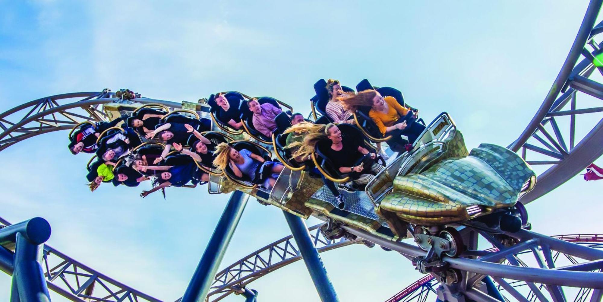 Boulevard Hotel Blackpool Exteriér fotografie The train on the first drop
