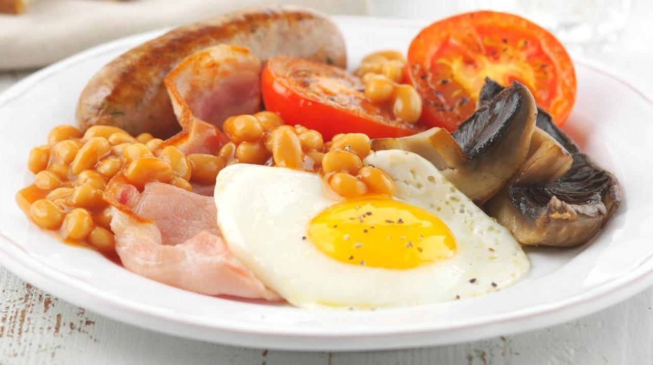 Boulevard Hotel Blackpool Exteriér fotografie English breakfast